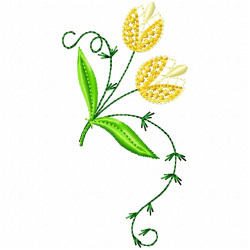 Flowers Embroidery Design 9